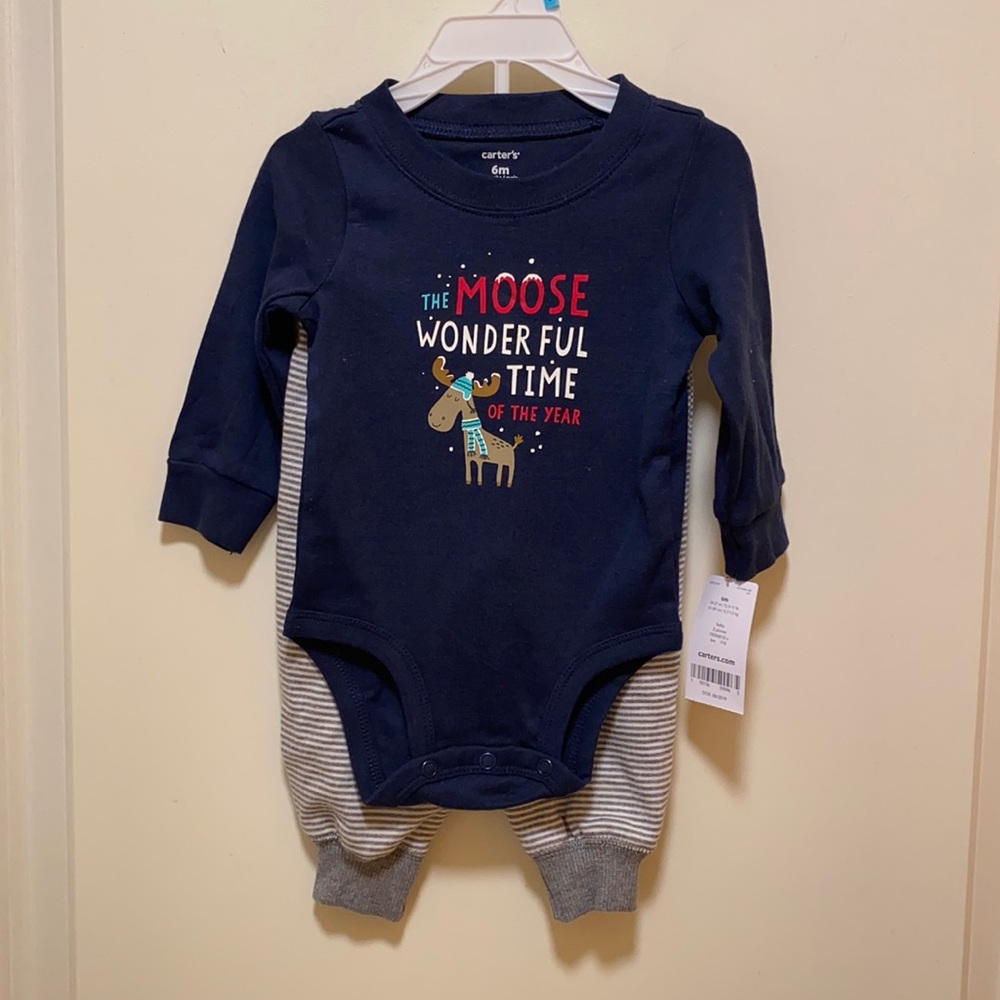 Baby Christmas Themed Outfit